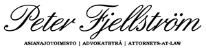 Lakiasiaintoimisto Peter Fjellström Oy-logo